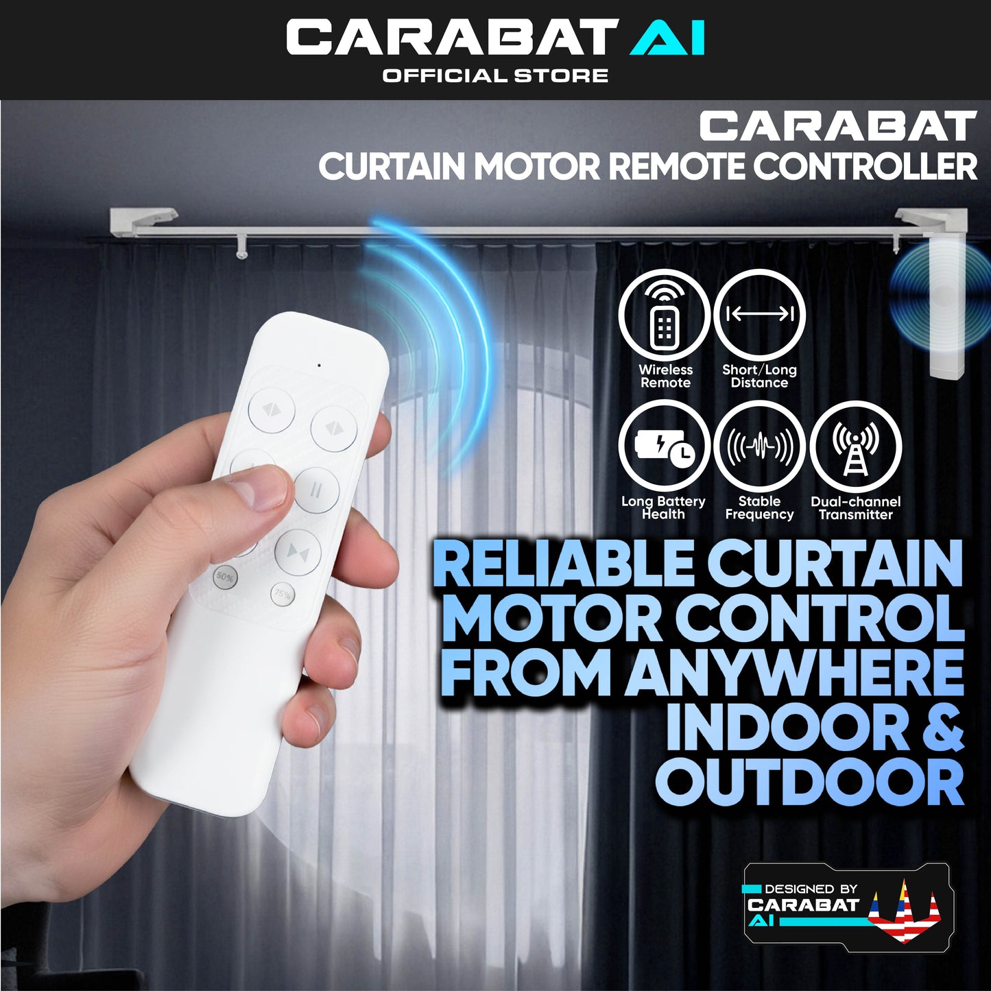 Smart Curtain Automation - Merdeka Bonanza Deals